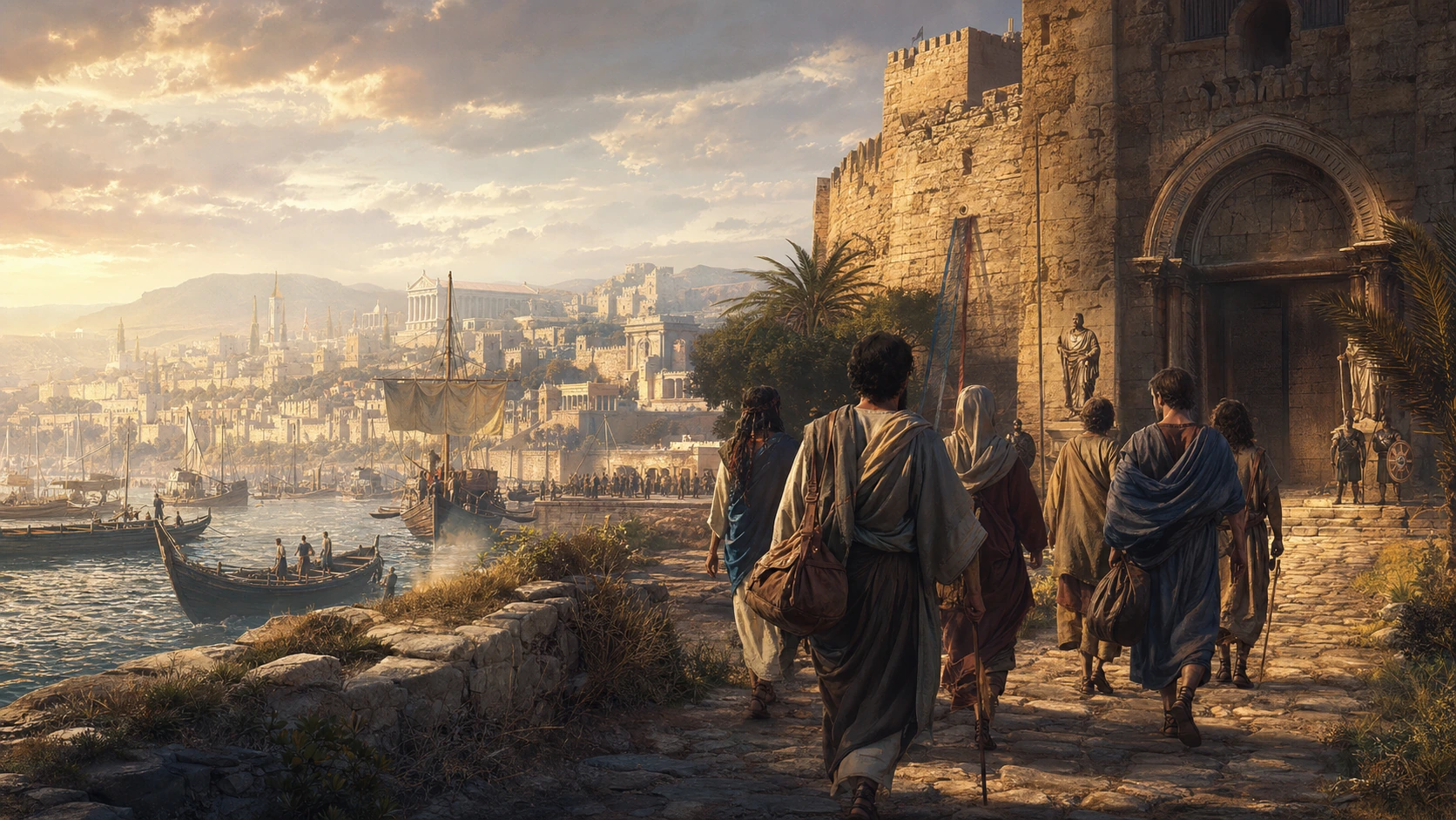 Cinematic concept painting