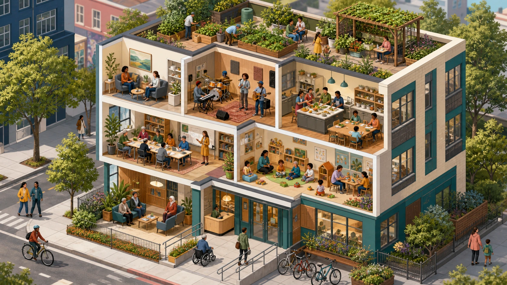 Isometric illustration example